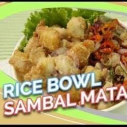 Rice Tinwall Bakso Crispy Sambal Matah