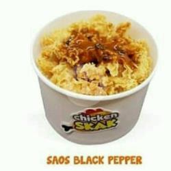 Nasi Chicken Saos Bbq/blackpapper