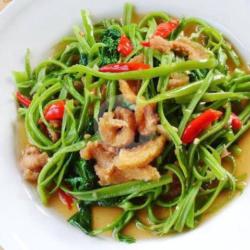 Kangkung Tumis Ikan Asin