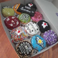 Donat Ucapan 12pcs