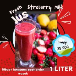 Jus Stroberry Milk Literan