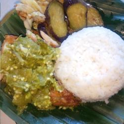 Ayam Geprek Sayap Lombok Ijo Tahu/tempe