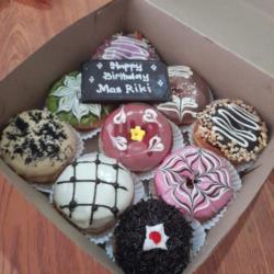 Donat Ucapan 9pcs