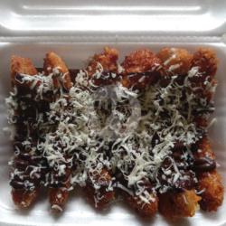 Pisang Crispy Keju Coklat