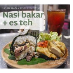 Nasi Bakar Tahu Tempe   Es Teh