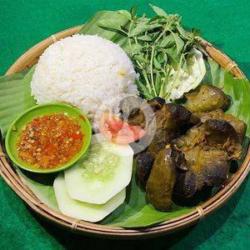 Nasi   Penyetan Ampela (gratis Es Teh)