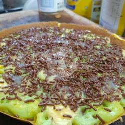 Terang Bulan Pisang Coklat Susu