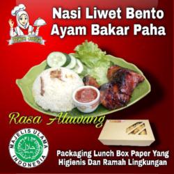 Nasi Liwet Bento Ayam Bakar Paha Utuh