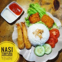 Nasi Tempura   Tempe Nugget