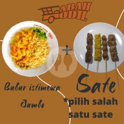 Bubur Ayam Istimewa Jumbo   Sate