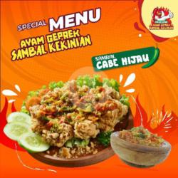 Ayam Geprek Cabe Ijo   Nasi