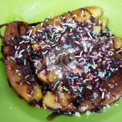 Pisang Coklat Meses Warna