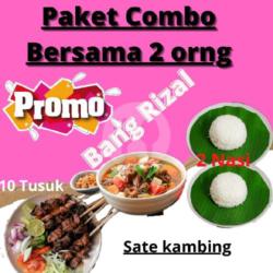 Combo Sate Kambing   Sop Kambing   Nasi