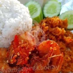 Nasi Udang Geprek