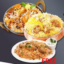 Chicken Briyani   Mutton Briyani And Get Chicken Briyani Free