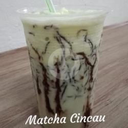 Minuman Dingin Matcha Cincau