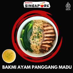 Bakmi Ayam Panggang Madu /// Honey Grilled Chicken Noodles Mie Mi Ayam Bakar Manis Dengan Sup Charsiu Chasio Chasiu