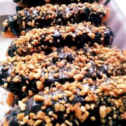 Pisang Lumer Coklat   Kacang