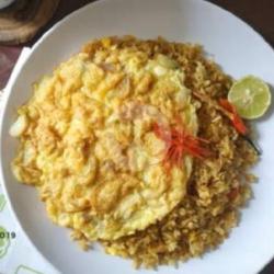 Nasi Goreng Ati Ampela   Sosis (telur Dadar Dipisah)
