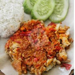 Ayam Geprek Sultan   Nasi