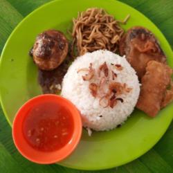 Nasi Campur Telur Bistik