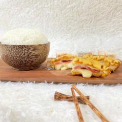 Chicken Cheese Mentai Rice