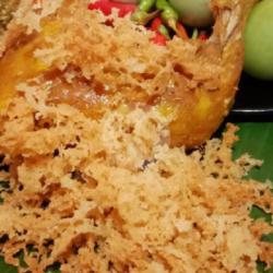 Paket Nasi   Ayam Penyet Merah Kremes