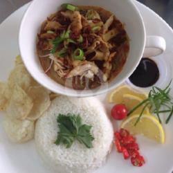 Nasi   Soto Ayam Tauco   Sambal