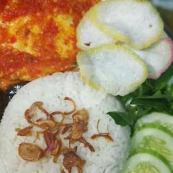 Nasi Uduk Telur Balado Spicy