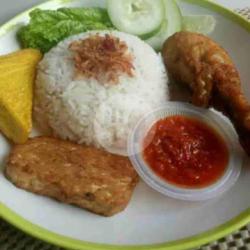 Nasi Paha Bawah Tahu/tempe/terong