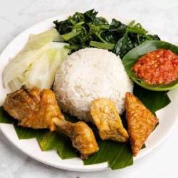 Nasi Tempong Ayam Goreng