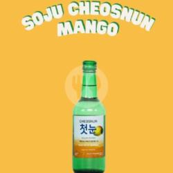 [21 ] Soju Cheosnun Mangga   Free Sprite N Kacang Kulit Garuda ( Pembelian 3 Free 1 )