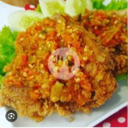 Ayam Geprek Dada /paha Atas Tanpa Nasi