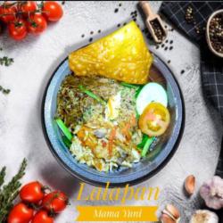 (ricebowl)paket Nikmat Bihun Goreng Pangsit Telor