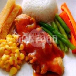 Paket Stick Ayam Crispy   Es Teh