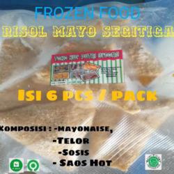 (frozen Food ) Risol Segitiga Telor Sosis