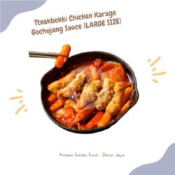 Tteokbokki Chicken Karage Gochujang Sauce (large Size)