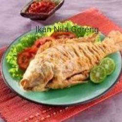 Ikan Nila Goreng Plus Lalaban