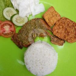 Bukan Ayam Penyet Suroboyo   Nasi   Tempe Tahu