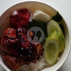 Nasi Ayam Bakar Dada   Tempe