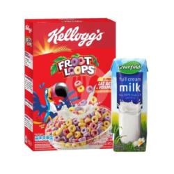 Kelloggs Fruit Loops   Susu Greenfields