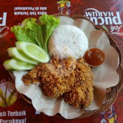 Paket Ayam Geprek Saus Barbeque Spicy