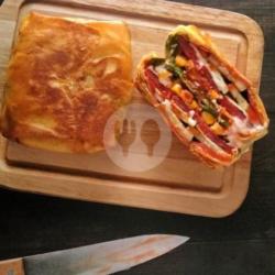 Lumpia Kotak   Ayam Geprek