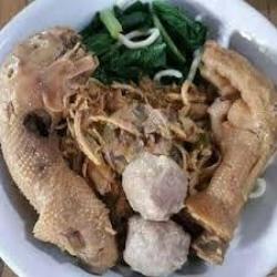 Mie Ayam Kering Bakso Kepala Ceker