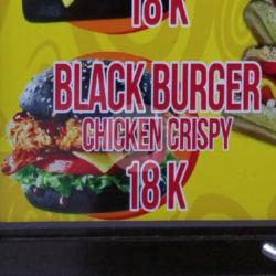Black Burger Chicken Crispy