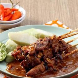 Sate Ayam   Lontong Madura 1 Porsi