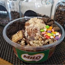 Es Kepal Milo Aneka Topping