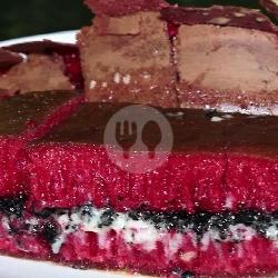 Keju Coklat Redvelved