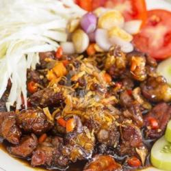 Sate Goreng Daging (sapi)