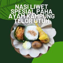 Nasi Liwet Special Paha Ayam Kampung Free Krupuk